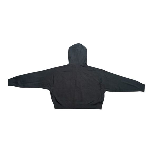 Chaser All Over Jeweled Oversized Hoodie Jeweled Accents Licorice Black Small - Picture 2 of 7